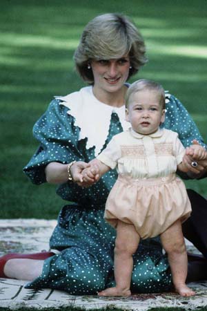 Princess Diana and Prince William