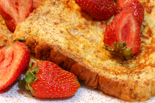 Strawberry french toast