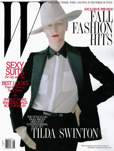 Tilda Swinton W magazine