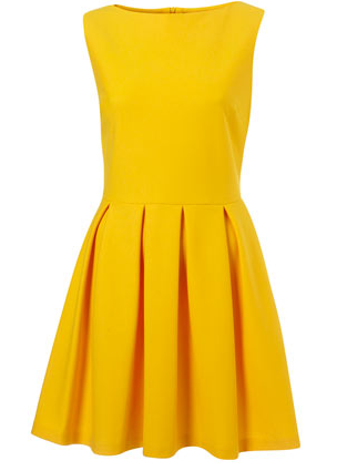 Harry Potter Style: Top shop yellow dress
