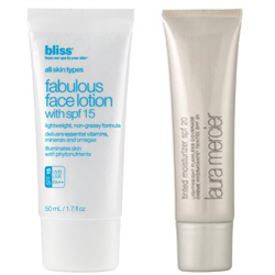 Face lotion with SPF