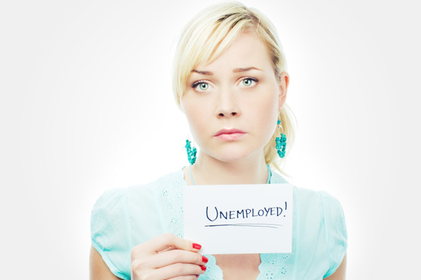 Unemployed woman