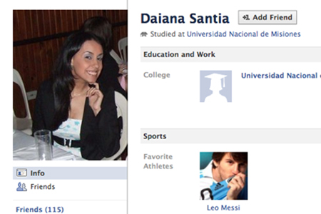 Possible Breaking Dawn hacker Daiana Santia