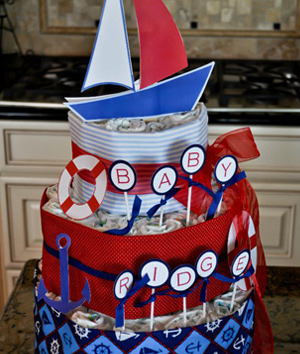 Sailing/nautical -- Ahoy, it's a boy!