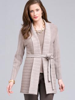 Jones New York belted cardigan