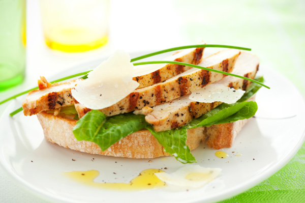 Chicken ceasar sandwich