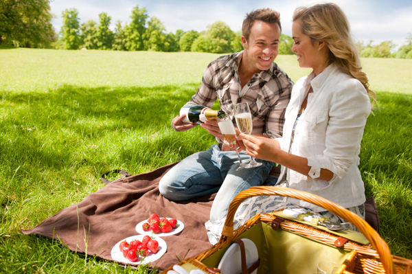 Creative date picnic