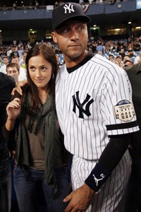 Derek Jeter and Minka Kelly