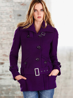 Drop-waist coat
