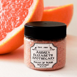 pink grapefruit sugar lip scrub