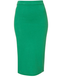 Green pencil skirt