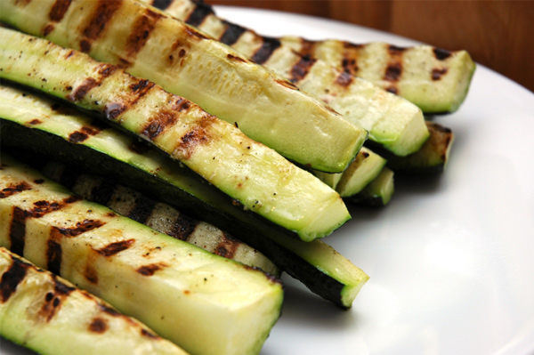 Grilled zuchinni