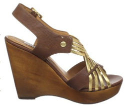 Seen here: Wedge heels