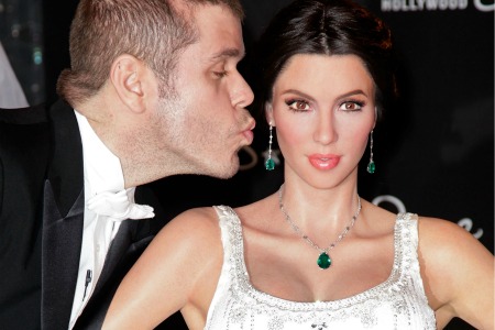 Kim Kardashian wax figure