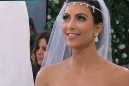 the amazing kim kardashian wedding