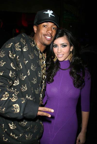 Kim Kardashian and Nick Cannon