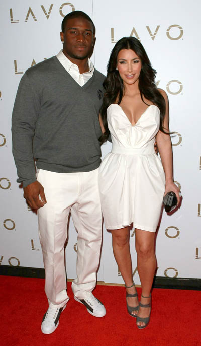 Kim Kardashian and Reggie Bush