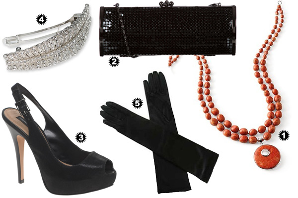 Little black dress accessories
