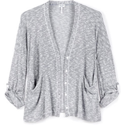 Loose knit cardigan