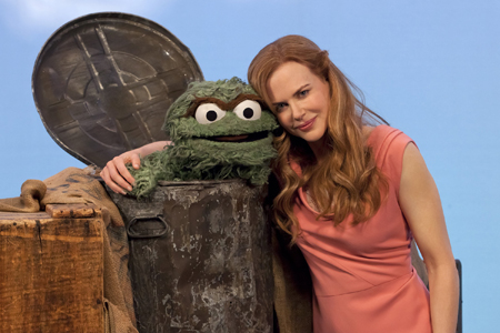 Nicole Kidman Oscar the Grouch