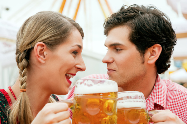 Ocktoberfest couple