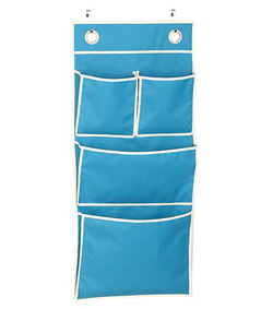 Over-the-door 4-pocket organizer (Crate & Barrel, $10.95)