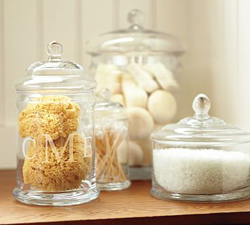 Classic Glass Containers from Pottery Barn