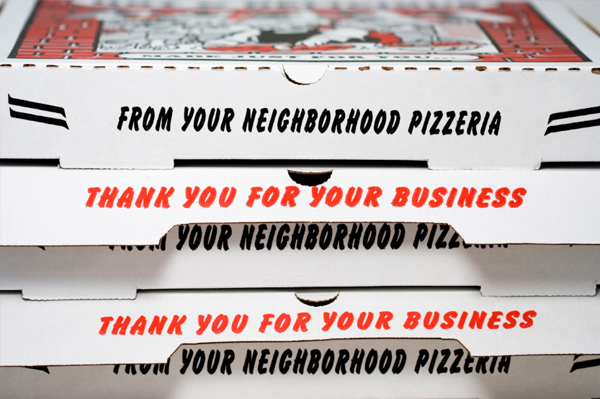 Recycle pizza boxes