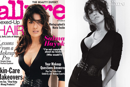 Salma Hayek on Allure magazine