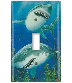 Sharks Switch Plate