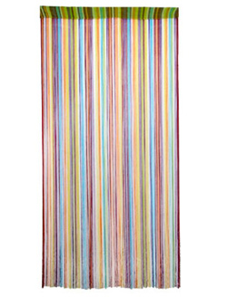 Seen here: Color Burst String Door Curtain (HippieShop, $29.95)