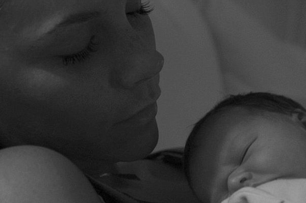 Victoria Beckham and Harper Seven