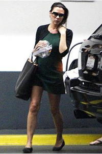 Victoria Beckham in flats