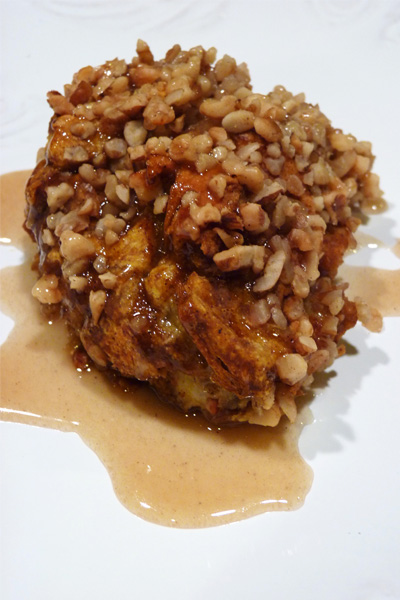 Pumpkin bread pudding