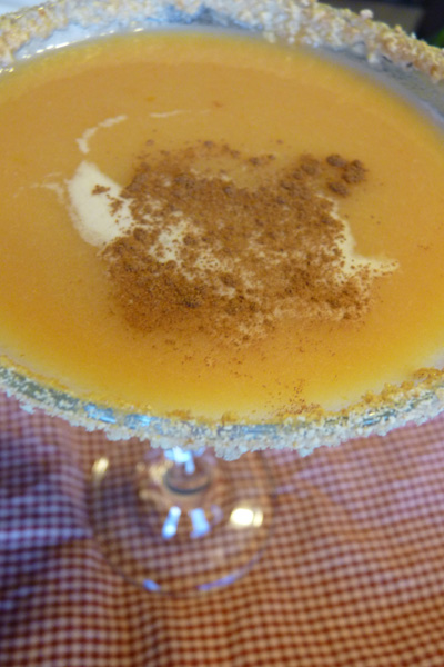 Pumpkin pie martini