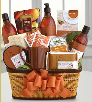 FTD amber gift basket