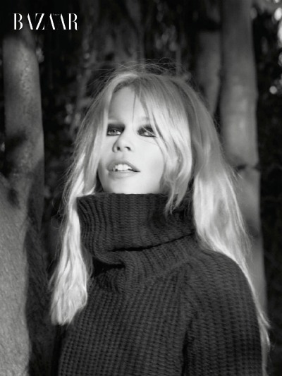 Claudia Schiffer in Harper's Bazaar