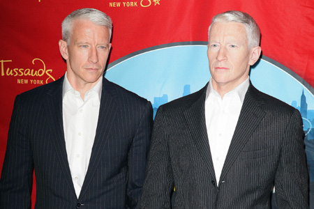 Anderson Cooper wax figure