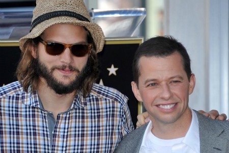Ashton Kutcher and Jon Cryer Making his return to the genre that made him a