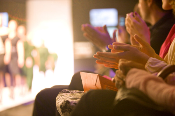 Audience at Fashion Week