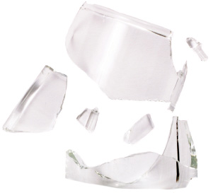 Hyalophagia: Eating glass