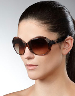 Prada oversized rounded sunglasses