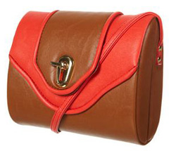 Contrast cross-body bag