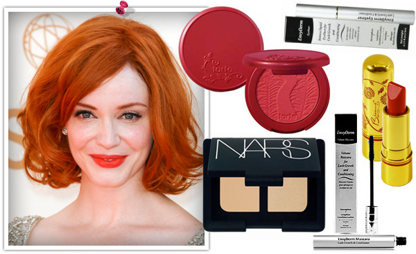 Christina Hendricks Emmy 2011 makeup look