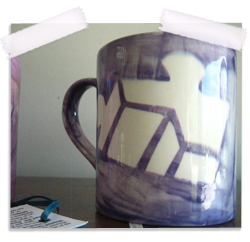 Custom coffee mug