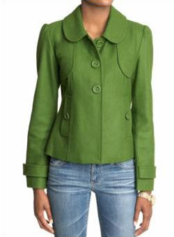Short wool jacket