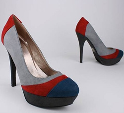 Color-block pumps