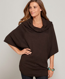 Seen here: Style&co. batwing sleeve poncho sweater ($49, Macy's)
