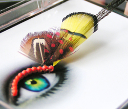 False feather eyelashes 