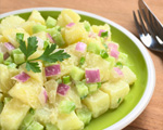 Golden potato salad